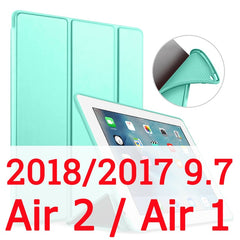 Para iPad Air 2 1 Ar Caso 2018 9.7 10.2 2019 Funda Estojo para iPad 6th 7th geração Caso para iPad 2 3 4 Mini 1 2 3 4 5 - emixco