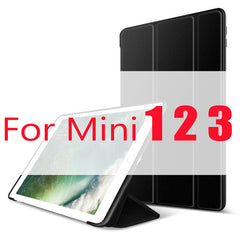 Para iPad Air 2 1 Ar Caso 2018 9.7 10.2 2019 Funda Estojo para iPad 6th 7th geração Caso para iPad 2 3 4 Mini 1 2 3 4 5 - emixco