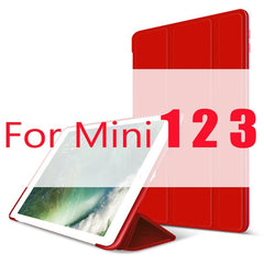 Para iPad Air 2 1 Ar Caso 2018 9.7 10.2 2019 Funda Estojo para iPad 6th 7th geração Caso para iPad 2 3 4 Mini 1 2 3 4 5 - emixco