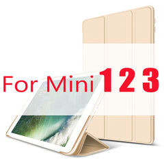 Para iPad Air 2 1 Ar Caso 2018 9.7 10.2 2019 Funda Estojo para iPad 6th 7th geração Caso para iPad 2 3 4 Mini 1 2 3 4 5 - emixco