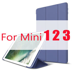 Para iPad Air 2 1 Ar Caso 2018 9.7 10.2 2019 Funda Estojo para iPad 6th 7th geração Caso para iPad 2 3 4 Mini 1 2 3 4 5 - emixco