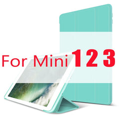 Para iPad Air 2 1 Ar Caso 2018 9.7 10.2 2019 Funda Estojo para iPad 6th 7th geração Caso para iPad 2 3 4 Mini 1 2 3 4 5 - emixco