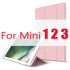 Para iPad Air 2 1 Ar Caso 2018 9.7 10.2 2019 Funda Estojo para iPad 6th 7th geração Caso para iPad 2 3 4 Mini 1 2 3 4 5 - emixco