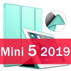 Para iPad Air 2 1 Ar Caso 2018 9.7 10.2 2019 Funda Estojo para iPad 6th 7th geração Caso para iPad 2 3 4 Mini 1 2 3 4 5 - emixco