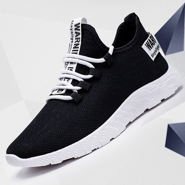 SHUJIN Men Sneakers Breathable Casual No-slip Men Vulcanize Shoes Male Air Mesh Lace up Wear-resistant Shoes tenis masculino - emixco