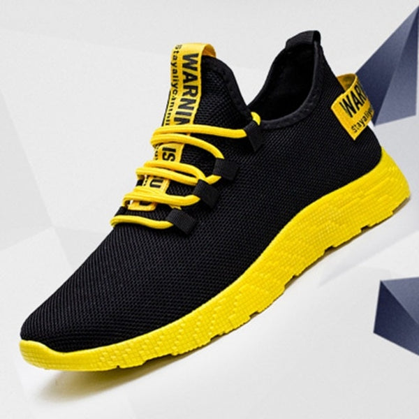 SHUJIN Men Sneakers Breathable Casual No-slip Men Vulcanize Shoes Male Air Mesh Lace up Wear-resistant Shoes tenis masculino - emixco