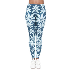 Brands Women Fashion Legging Aztec Round Ombre Printing leggins Slim High Waist  Leggings Woman Pants - emixco