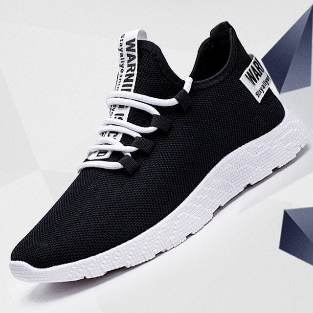 Men Sneakers 2019 New Breathable Lace Up Men Mesh Shoes Fashion Casual No-slip Men Vulcanize Shoes  Tenis Masculino - emixco