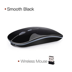 Wireless Mouse Computer Bluetooth Mouse Silent PC Mause Rechargeable Ergonomic Mouse 2.4Ghz USB Optical Mice For Laptop PC - emixco