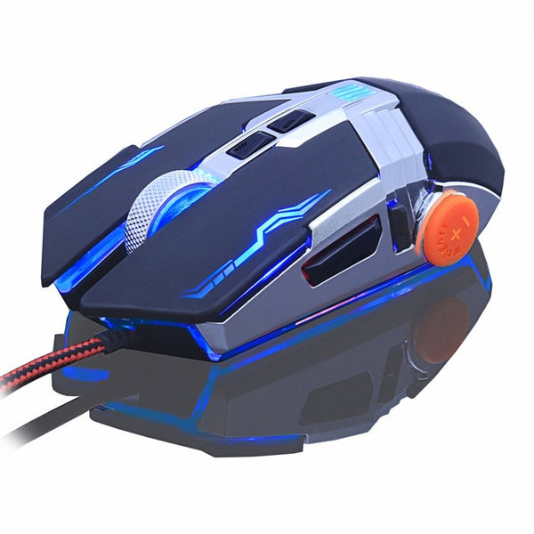 ZUOYA Professional gamer Gaming Mouse 8D 3200DPI Adjustable Wired Optical LED Computer Mice USB Cable Mouse for laptop PC - emixco