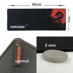 Brand Large Gaming Mouse Pad With Lock Edge Red Dragon 30*80CM Speed/Control Version Mousepad For Dot 2 Lol - emixco