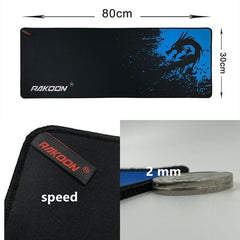 Brand Large Gaming Mouse Pad With Lock Edge Red Dragon 30*80CM Speed/Control Version Mousepad For Dot 2 Lol - emixco
