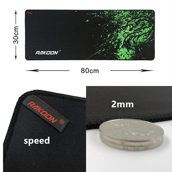 Brand Large Gaming Mouse Pad With Lock Edge Red Dragon 30*80CM Speed/Control Version Mousepad For Dot 2 Lol - emixco