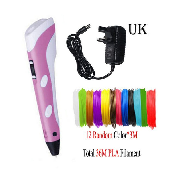 Dikale 3D Druck Stift DIY 3D Stift Bleistift 3D Zeichnung Stift Stift PLA Filament Für Kind Kind Bildung Kreative Spielzeug geburtstag Geschenke - emixco