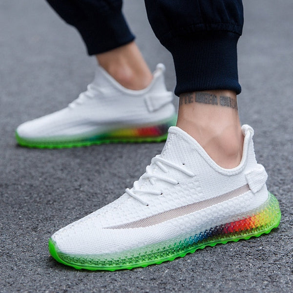 Men Shoes 2019 Adult Breathable Mesh Sneakers Men Casual Shoes Fashion Men Shoes Lace Up Men Sneakers Zapatillas Deportiva - emixco
