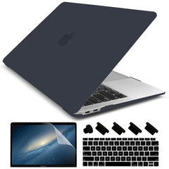 Matte Crystal Plastic Hard Case Cover for MacBook Pro 2017 2018 2019 Pro Retina 13 15 Inch A1706/A1707 Touch Bar New Air 13A1932 - emixco
