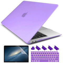Matte Crystal Plastic Hard Case Cover for MacBook Pro 2017 2018 2019 Pro Retina 13 15 Inch A1706/A1707 Touch Bar New Air 13A1932 - emixco