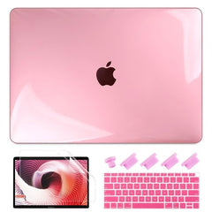 Matte Crystal Plastic Hard Case Cover for MacBook Pro 2017 2018 2019 Pro Retina 13 15 Inch A1706/A1707 Touch Bar New Air 13A1932 - emixco