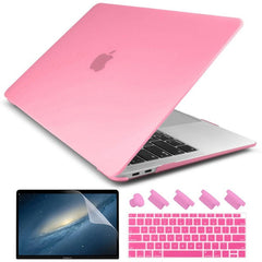 Matte Crystal Plastic Hard Case Cover for MacBook Pro 2017 2018 2019 Pro Retina 13 15 Inch A1706/A1707 Touch Bar New Air 13A1932 - emixco