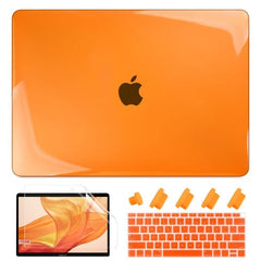 Matte Crystal Plastic Hard Case Cover for MacBook Pro 2017 2018 2019 Pro Retina 13 15 Inch A1706/A1707 Touch Bar New Air 13A1932 - emixco