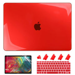 Matte Crystal Plastic Hard Case Cover for MacBook Pro 2017 2018 2019 Pro Retina 13 15 Inch A1706/A1707 Touch Bar New Air 13A1932 - emixco