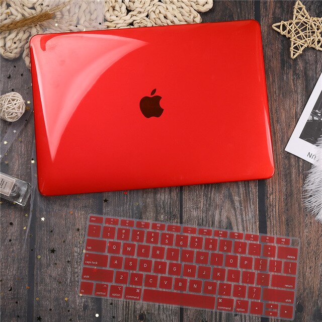 For Macbook Air 11 12 13.3" Crystal Clear Cover for Macbook Air Pro 13 15 16 Touch Bar/Touch ID 2019 2020 A1932 A2159 A2141 - emixco