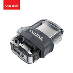 SanDisk OTG USB Flash Drive 32GB 16GB USB 3.0 Dual Mini Pen Drives 128GB 64GB PenDrives for PC and Android phones For shipping - emixco